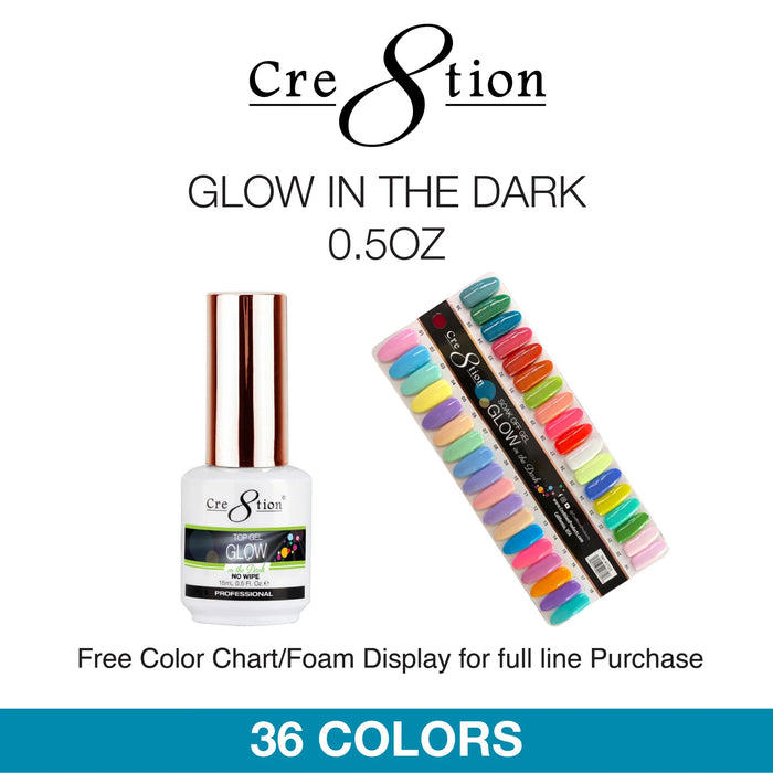 Cre8tion 0.5oz GEL GLOW IN THE DARK Collection 000