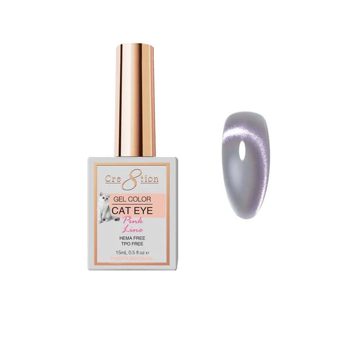 Cre8tion Cat Eye 0.5oz - Pink Line (HEMA & TPO Free)