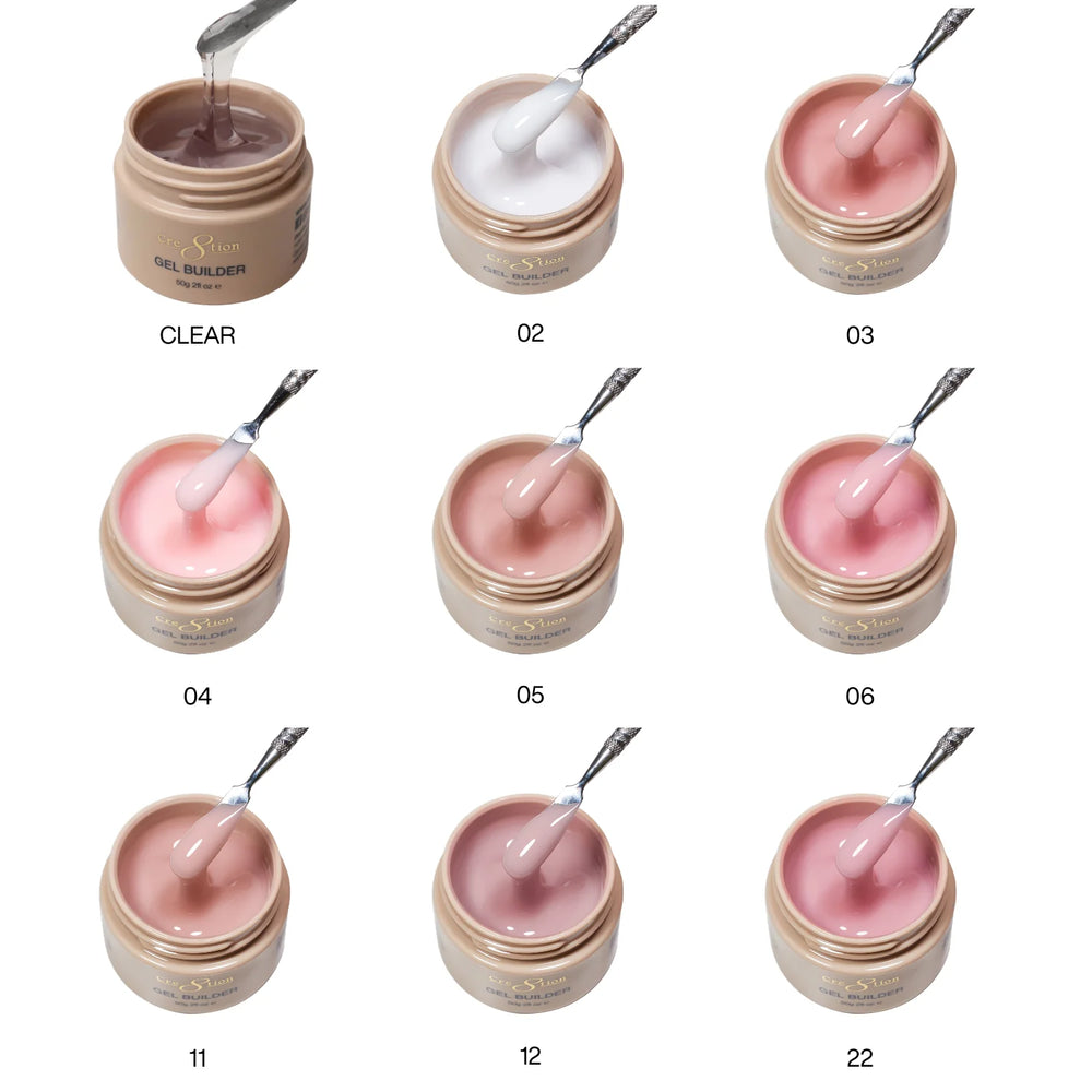 Cre8tion Overlay/Structure - Builder Gel In Jar 2oz (HEMA & TPO Free) Collection 000
