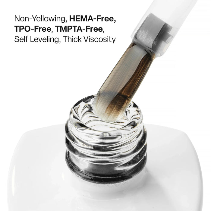 Apres Builder Top Gelcoat Non-Wipe, 15ml (HEMA & TPO Free)