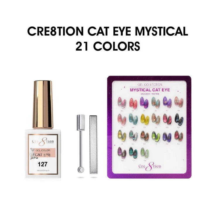 Cre8tion Cat Eye Kit - MYSTICAL (21 colors) Collection (95-103 & 127-138)