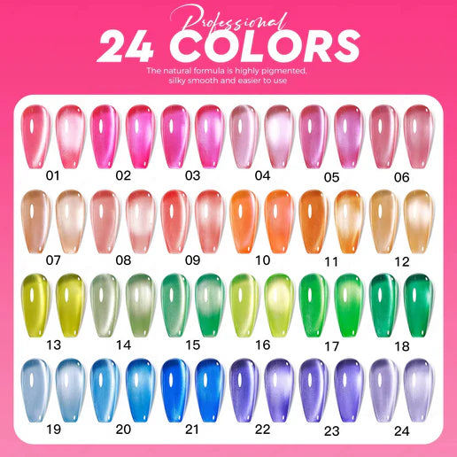 NACY NEON JELLY Cat Eye Summer (24 Colors) Collection Full Line