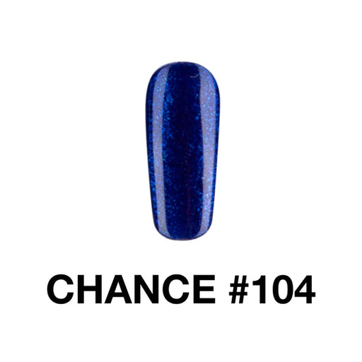 Chance 3in1 Dipping Powder + Gel Polish + Nail Lacquer, 104