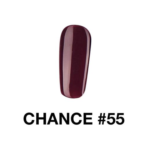 Chance 3in1 Dipping Powder + Gel Polish + Nail Lacquer, 055