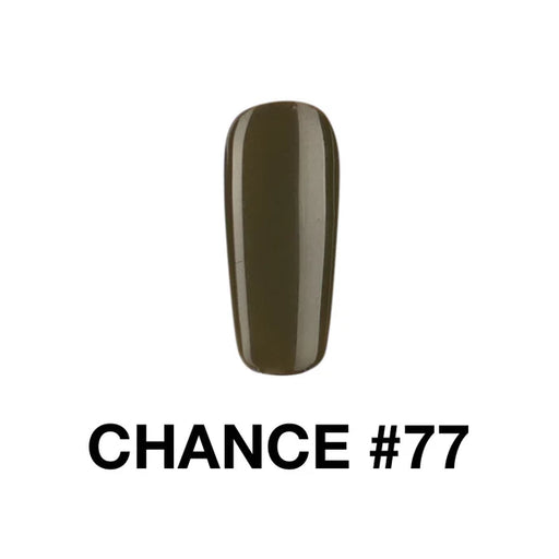 Chance 3in1 Dipping Powder + Gel Polish + Nail Lacquer, 077