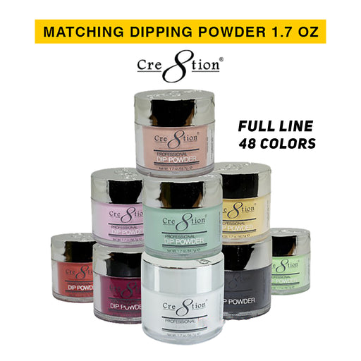 Cre8tion Matching Dipping Powder, 1.7oz, Full line of 48 colors OK0117MD