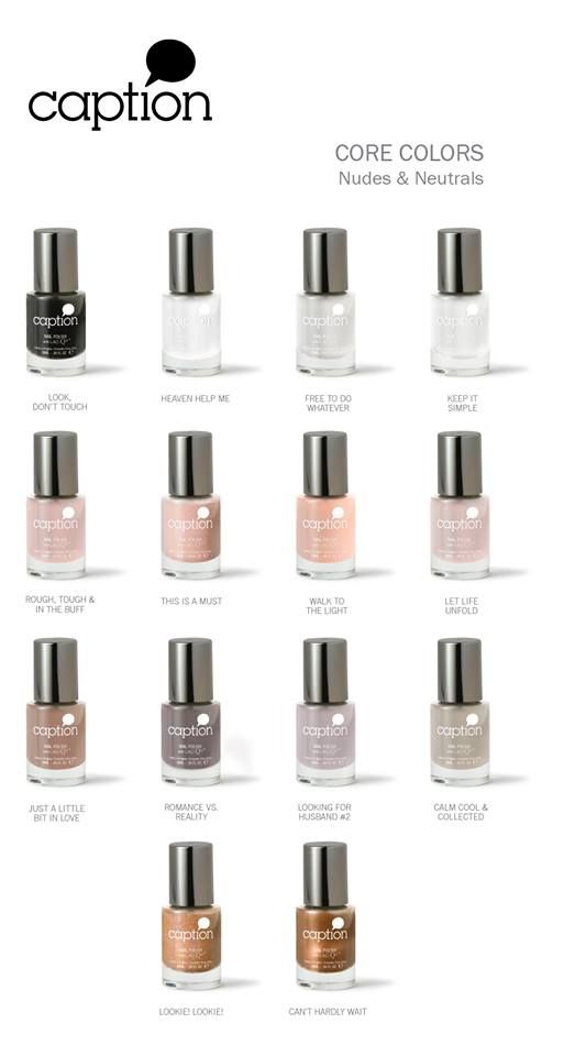 Young Nails Caption Nail Lacquer, Nudes & Neutrals Collection, Full line of 47 colors, 0.34oz