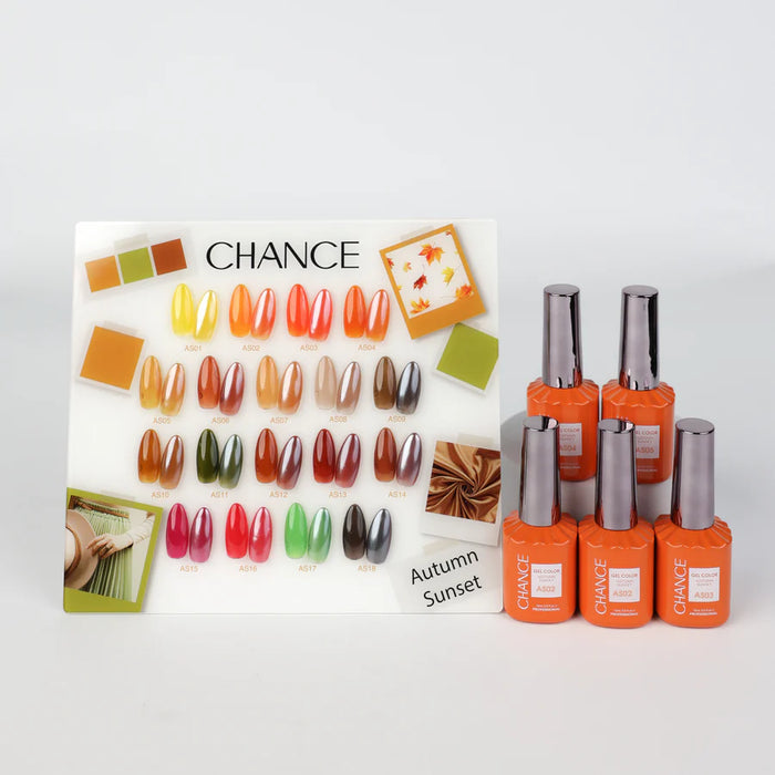 Chance Gel 0.5oz (18 Colors) - AUTUMN SUNSET (AS) Collection 000