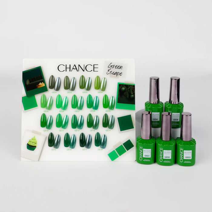 Chance Gel 0.5oz (18 Colors) - GREEN ESCAPE (GE) Collection 000