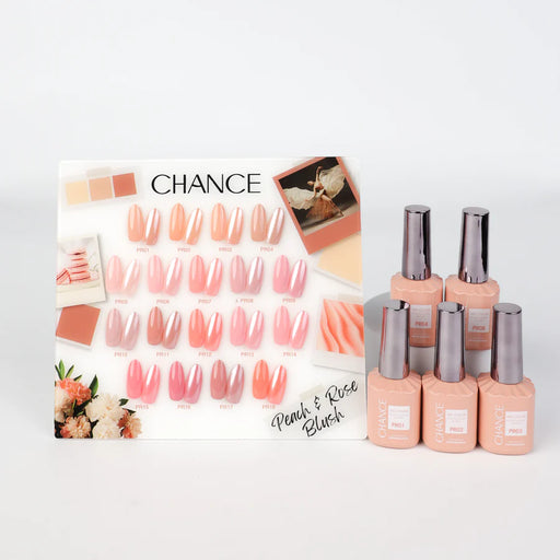 Chance Gel 0.5oz (18 Colors) - PEACH & ROSE BLUSH (PR) Collection 000