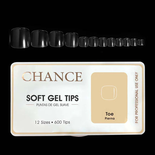 Chance Soft Tips - TOE Pierna - 12 sizes, BOX (Pk: 600 pcs/box)