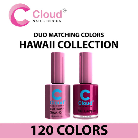 Chisel Cloud Nail Lacquer And Gel Polish, Hawaii Collection, 0.5oz, Full Line (From 121 - 140)