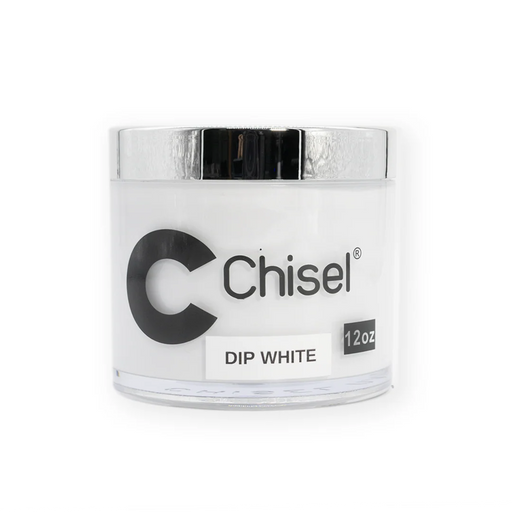 Chisel 2in1 Acrylic/Dipping Powder Refill 12oz, DIP WHITE (Pk: 60 pcs/case)