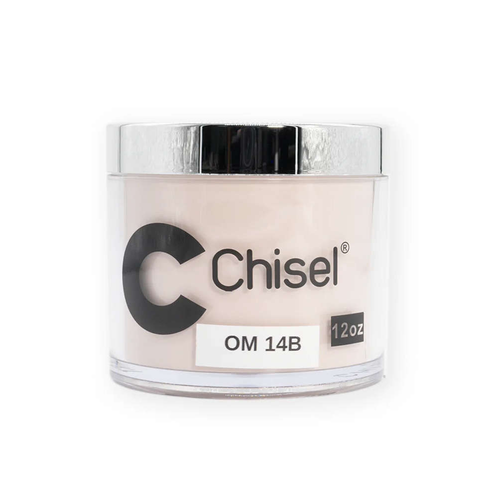 Chisel 2in1 Acrylic/Dipping Powder Refill 12oz, OM 14B (Pk: 60 pcs/case)
