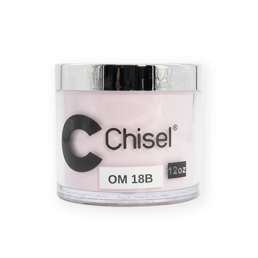 Chisel 2in1 Acrylic/Dipping Powder Refill 12oz, OM 18B (Pk: 60 pcs/case)
