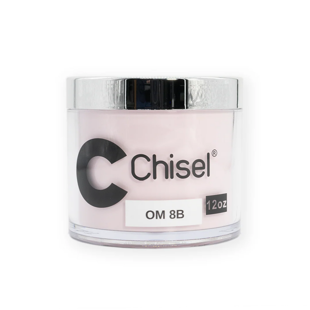 Chisel 2in1 Acrylic/Dipping Powder Refill 12oz, OM 08B (Pk: 60 pcs/case)