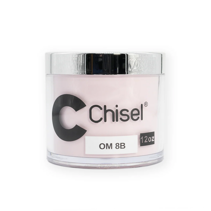 Chisel 2in1 Acrylic/Dipping Powder Refill 12oz, OM 08B (Pk: 60 pcs/case)