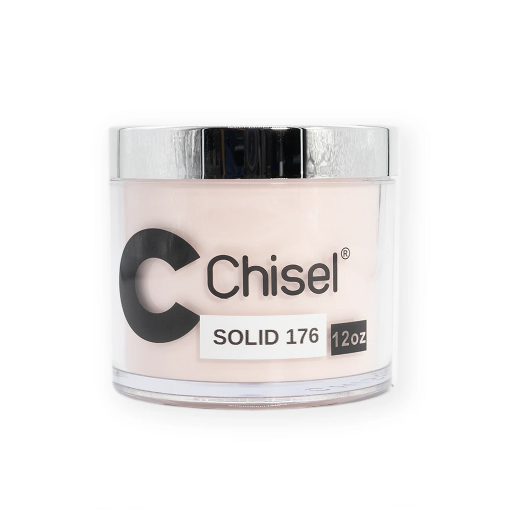 Chisel 2in1 Acrylic/Dipping Powder Refill 12oz, SOLID 176 (Pk: 60 pcs/case)