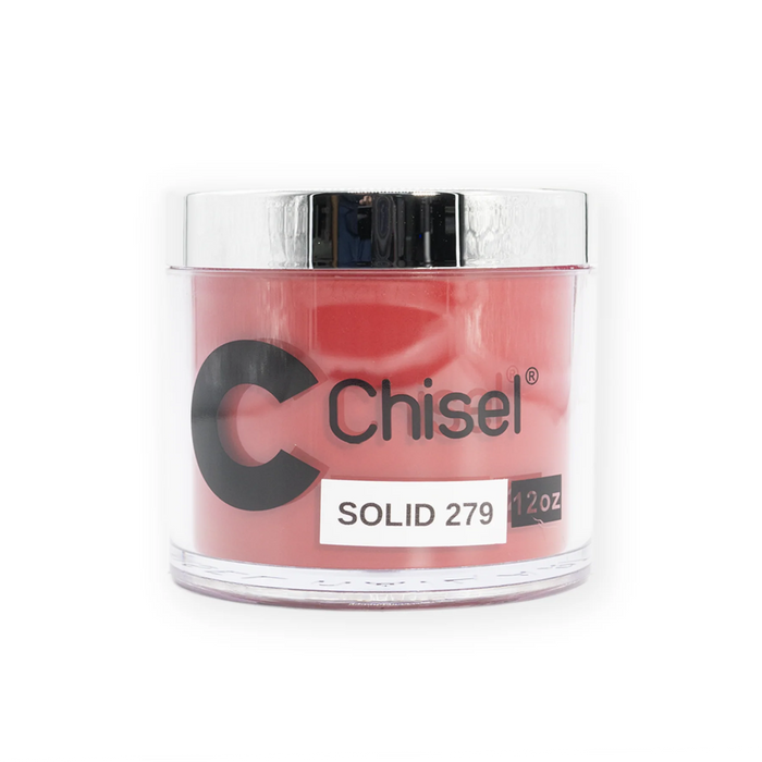 Chisel 2in1 Acrylic/Dipping Powder Refill 12oz, SOLID 279 (Pk: 60 pcs/case)