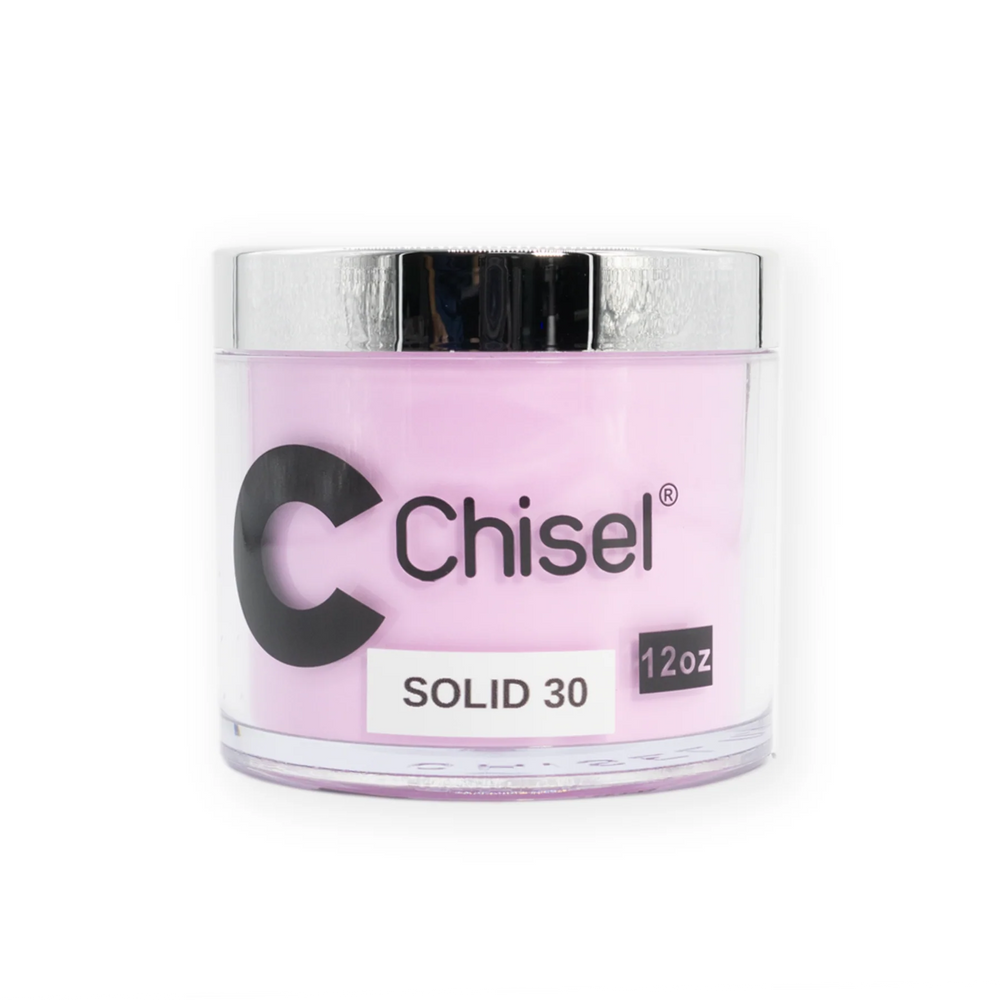 Chisel 2in1 Acrylic/Dipping Powder Refill 12oz, SOLID 30 (Pk: 60 pcs/case)