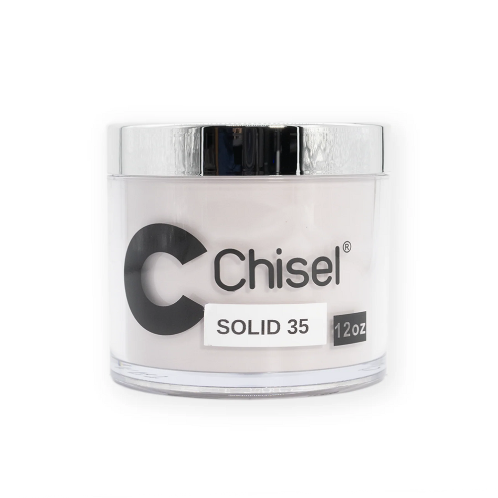 Chisel 2in1 Acrylic/Dipping Powder Refill 12oz, SOLID 35 (Pk: 60 pcs/case)