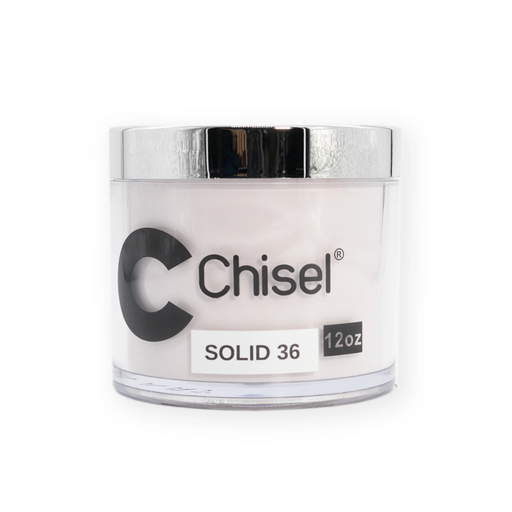 Chisel 2in1 Acrylic/Dipping Powder Refill 12oz, SOLID 36 (Pk: 60 pcs/case)