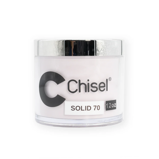 Chisel 2in1 Acrylic/Dipping Powder Refill 12oz, SOLID 70 (Pk: 60 pcs/case)