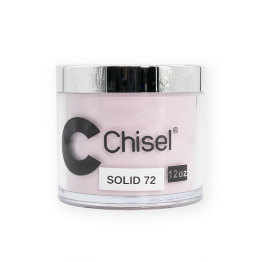 Chisel 2in1 Acrylic/Dipping Powder Refill 12oz, SOLID 72 (Pk: 60 pcs/case)