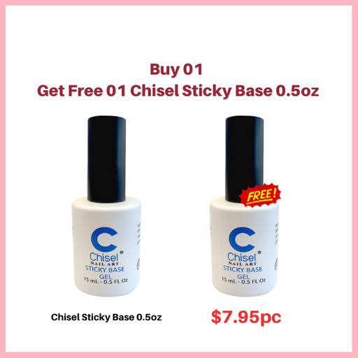 Chisel Sticky Base Gel, 0.5oz - Buy 01 Get 01