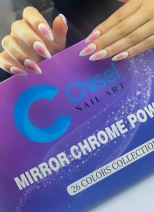 Chisel Mirror chrome Powder kit 26 Colors