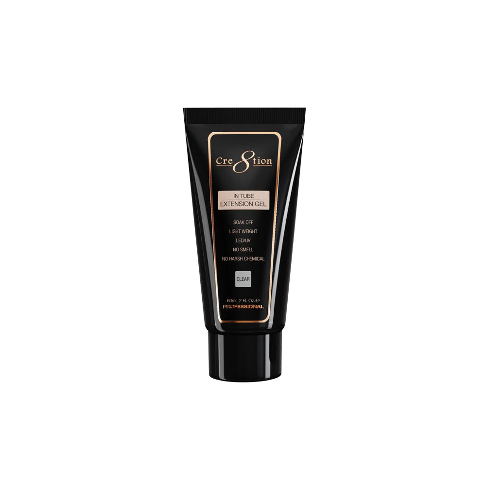 Cre8tion In Tube Extension Gel 2oz, CLEAR