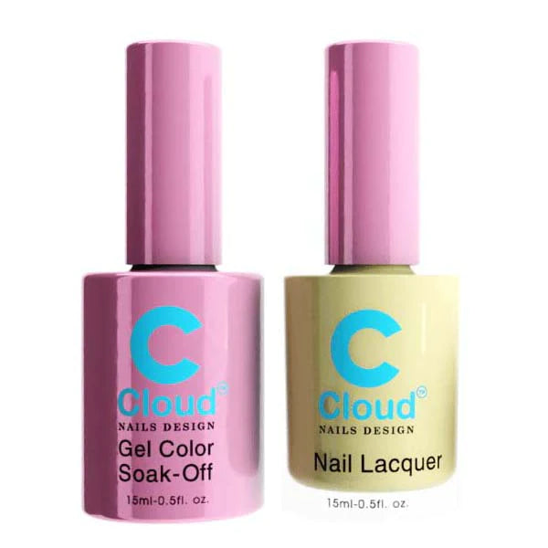 Chisel Nail Lacquer and Gel Polish, Cloud Nail Design Collection, 014, 0.5oz