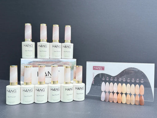 HANG Counter Display Color Chart - Coffee Boba (#21-#30) Collection