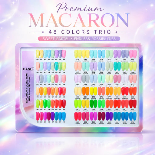 Hang Full Set 4in1 Premium Gel 0.5oz - Macaron Collection (48 Colors) - SKU  H48769