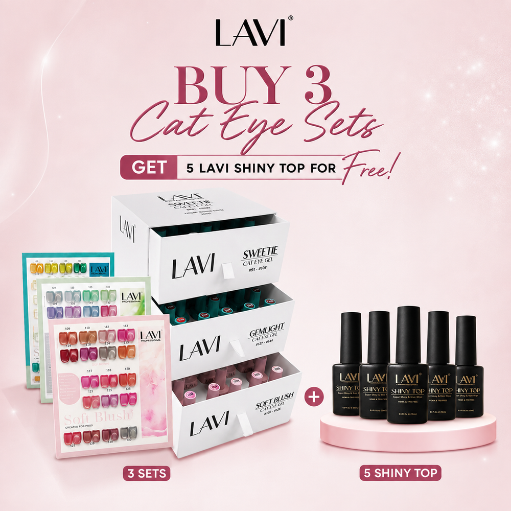 LAVI Cat Eye Kit (54 colors) - SWEETIE, SOFT BLUSH, GEMLIGHT (#91 - #144) Collection