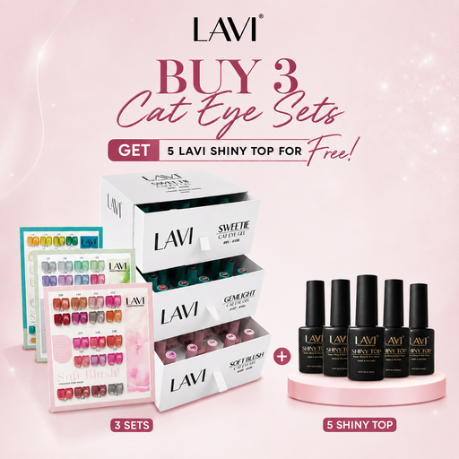 LAVI Cat Eye Kit (54 colors) - SWEETIE, SOFT BLUSH, GEMLIGHT (#91 - #144) Collection