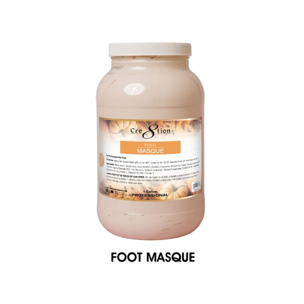 Cre8tion Foot Masque - Pumpkin Spice Latte, 1 Gallon (Pk: 4 gal/case)