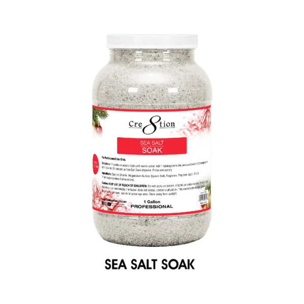Cre8tion Sea Salt Soak - Crushed Candy, 1 Gallon (Pk: 4 gal/case)