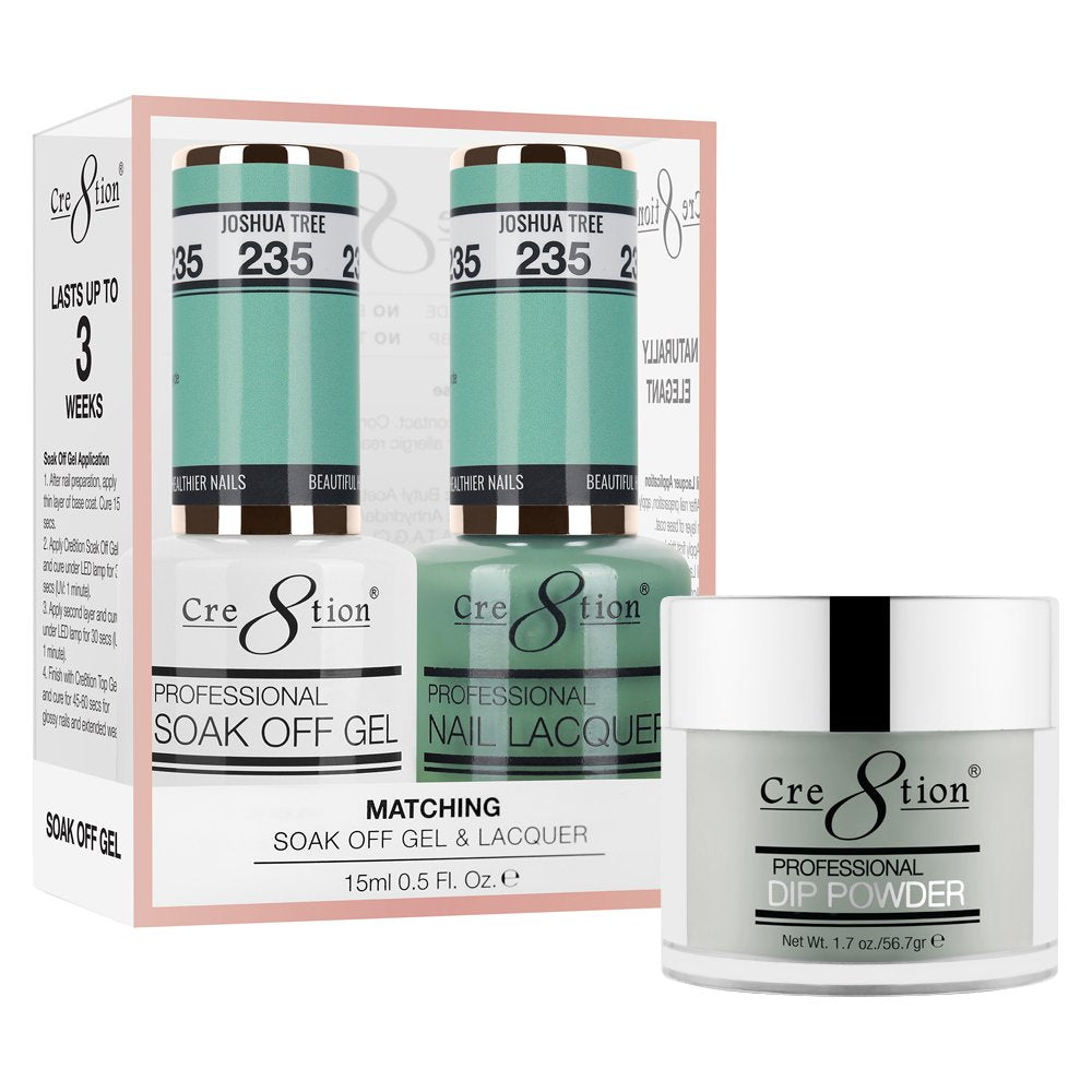 Cre8tion 3in1 Dipping Powder + Gel Polish + Nail Lacquer, 235, Joshua Tree, 3104-0835 OK0117VD