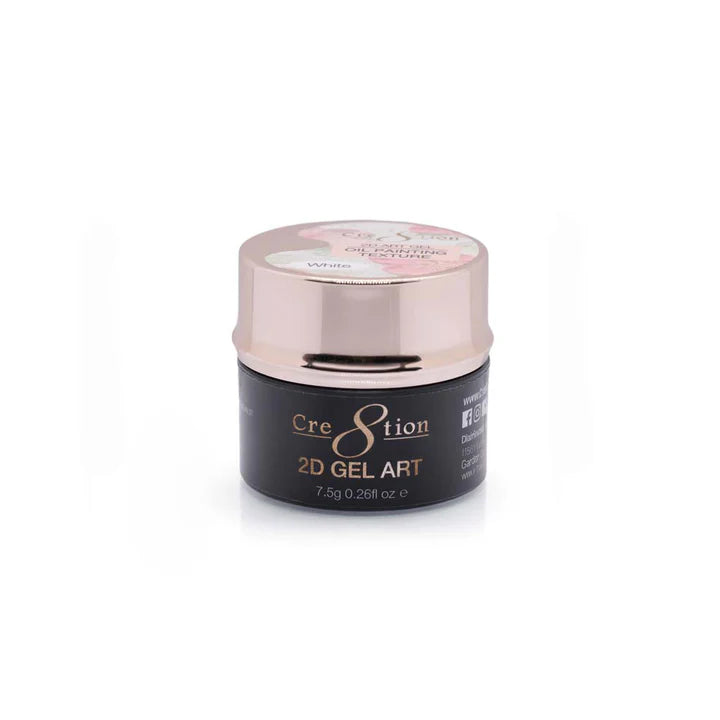 Cre8tion 2D Art Gel - Oil Painting Texture, White