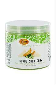 SpaRedi Sugar Salt Glow, Cucumber & Melon, 16oz, 04340 OK0325MD