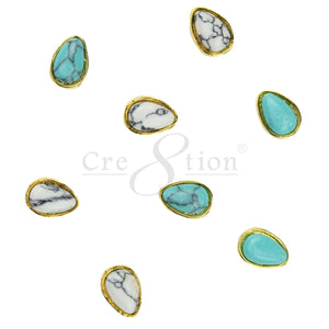 Cre8tion Nail Art - Accessories-Teal 120 Styles (Pk: 12 pcs/pack) - D034