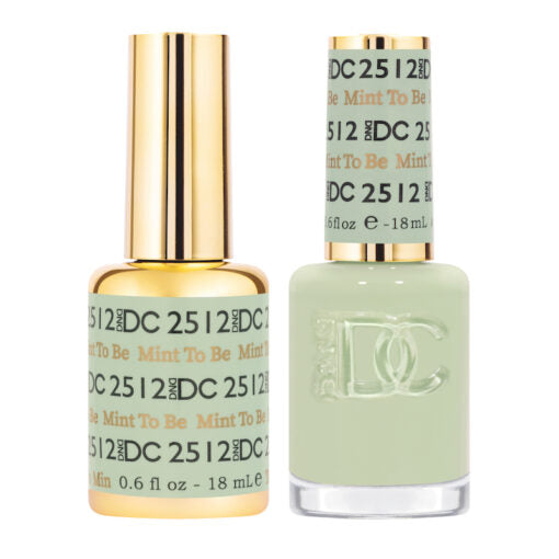 DC Nail Lacquer And Gel Polish, Free Spirit Collection, 2512, Mint To Be, 0.6oz