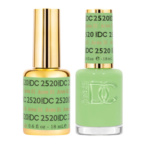 DC Nail Lacquer And Gel Polish, Free Spirit Collection, 2520, Area 51, 0.6oz
