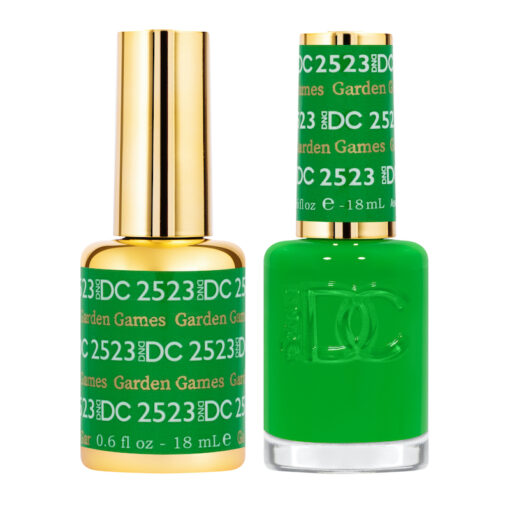 DC Nail Lacquer And Gel Polish, Free Spirit Collection, 2523, Garden Games, 0.6oz