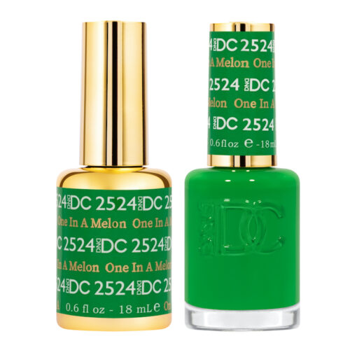 DC Nail Lacquer And Gel Polish, Free Spirit Collection, 2524, One In A Melon, 0.6oz
