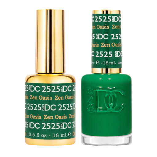 DC Nail Lacquer And Gel Polish, Free Spirit Collection, 2525, Zen Oasis, 0.6oz