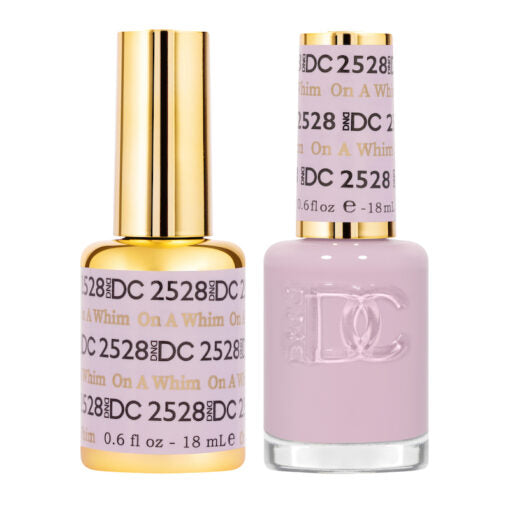 DC Nail Lacquer And Gel Polish, Free Spirit Collection, 2528, On A Whim, 0.6oz