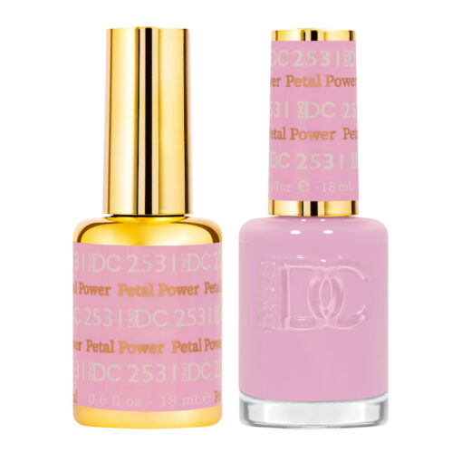 DC Nail Lacquer And Gel Polish, Free Spirit Collection, 2531, Petal Power, 0.6oz