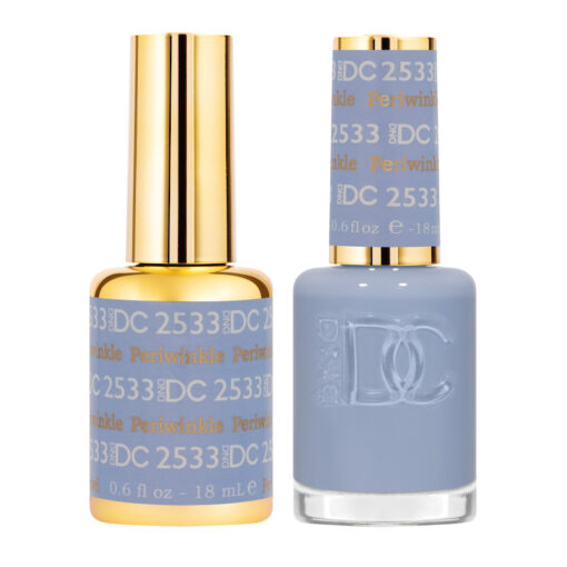 DC Nail Lacquer And Gel Polish, Free Spirit Collection, 2533, Periwinkle, 0.6oz